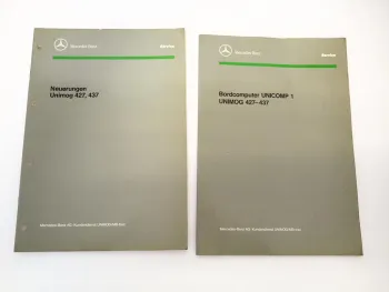 Unimog 427 437 Bordcomputer Unicomp 1 Neuerungen 2x Kundendiensthandbuch 1991