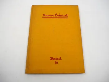 Unsere Heimat Bd.16 Württembergische Blätter 1937 H. Reyhing Widmung vom Autor