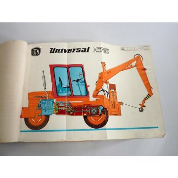 UTB Universal THI-445 Traktor Werkstatthandbuch Reparaturhandbuch 1981