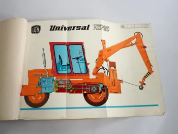 UTB Universal THI-445 Traktor Werkstatthandbuch Reparaturhandbuch 1981
