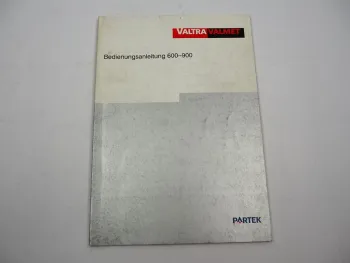 Valtra Valmet 600 700 800 900 Traktor Betriebsanleitung Wartung Schaltplan 1998