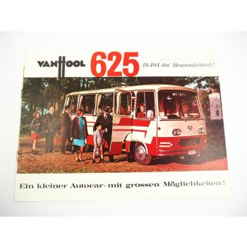 Van Hool 625 Omnibus Reisebus Prospekt 1965