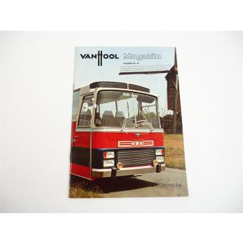 Van Hool Omnibus Magazin Nr. 61 Modell 320 350 ca. 1968 Prospekt
