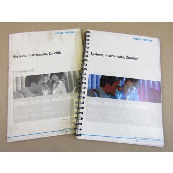 VDO Kienzle Systeme Instrumente Zubehör Katalog und Preisliste 1995