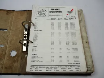Ventzki MTD Motormäher Gartengeräte Schneefräsen Ersatzteilliste ca. 1991/92