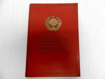 Verfassung Grundgesetz Der Union der Sozialistischen Sowjetrepubliken 1947