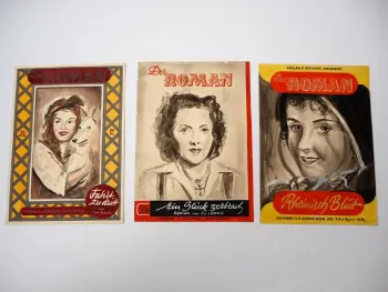 Verlag F. Böhmer Simmern Entwurf für Cover Roman Tusche Druckerei ca. 1940/50er