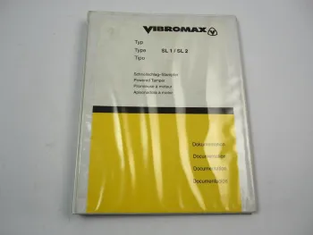 Vibromax Schnellschlag Stampfer SL 1 SL 2 Betriebsanleitung Ersatzteilliste 1995