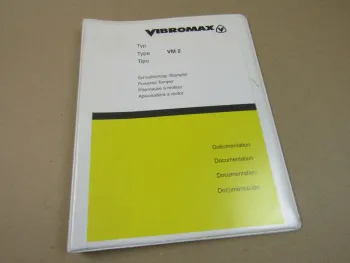 Vibromax VM2 Stampfer Bedienungsanleitung 2001 Ersatzteilliste