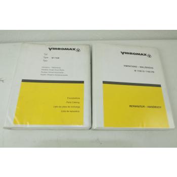 Vibromax W 1105 D / PD Ersatzteilliste Reparaturhandbuch Werkstatthandbuch