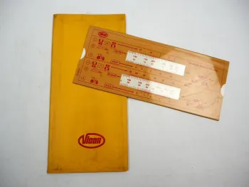 Vicon Original Streuwertschieber Dosierschieber für Düngemittel Schiebetabelle