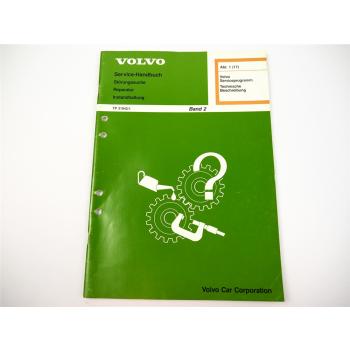 Volvo 240 260 740 760 780 850 940 960 Serviceprogramm Werkstatthandbuch 1991