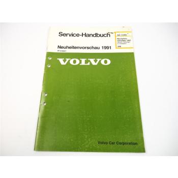 Volvo 240 ab 1991 Technische Neuheiten Schaltplan Elektrik Service Handbuch