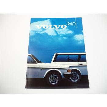 Volvo 240 PKW Prospekt 1984