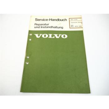 Volvo 260 262C 264 265 1975 - 1982 Technische Daten Werkstatthandbuch