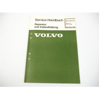 Volvo 260 Motor B 27 28 Werkstatthandbuch Ansaug- u. Auspuffanlage Kühlanlage
