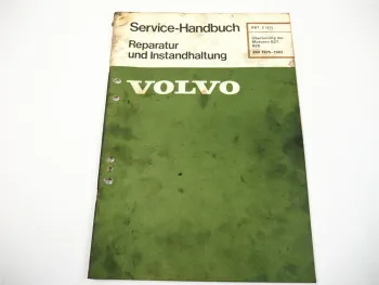 Volvo 260 Reparaturanleitung Überholung Motor B27 B28 1975-83 Werkstatthandbuch