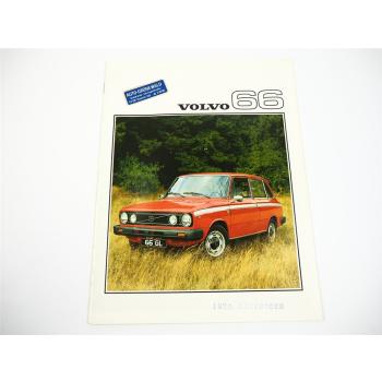 Volvo 66 DL GL PKW Prospekt 1976