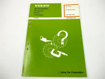Volvo 740 760 780 ab 1982-1990 Technische Daten Überholung Werkstatthandbuch