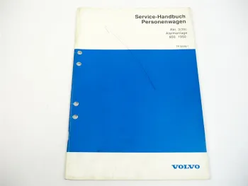 Volvo 850 Alarmanlage ab 1992 Werkstatthandbuch Störung Fehlersuche 1992