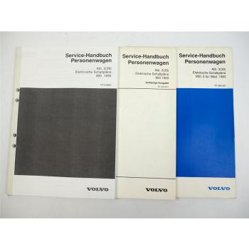 Volvo 850 Elektrische Schaltpläne 1992 1993 Schaltplan Werkstatthandbuch Service