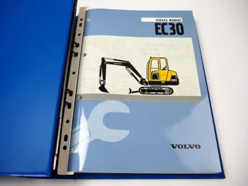 Volvo EC30 Type 282 Hydraulic Excavator Shop Service Repair Manual 2000