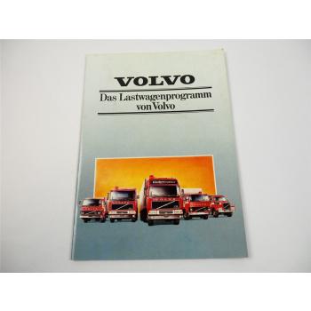 Volvo F4 F6 F616 F7 F10 F12 N7 N10 N12 Gesamtprogramm LKW Prospekt 1984