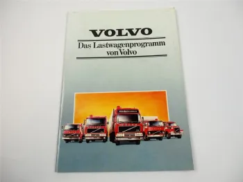 Volvo F4 F6 F616 F7 F10 F12 N7 N10 N12 Gesamtprogramm LKW Prospekt 1984