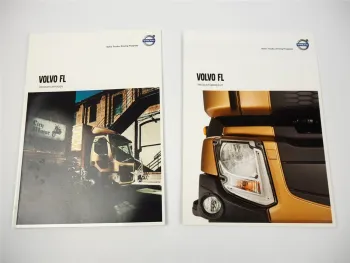 Volvo FL Truck LKW 2x Prospekt Produktleitfaden Übersicht Poster 2013