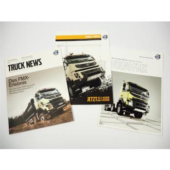 Volvo FMX Truck LKW Prospekt Poster Testbericht 2013/14