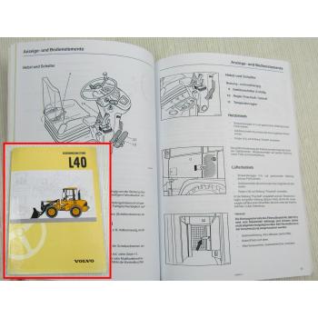 Volvo L40 Bedienungsanleitung Betriebsanleitung Ausgabe 7/1999