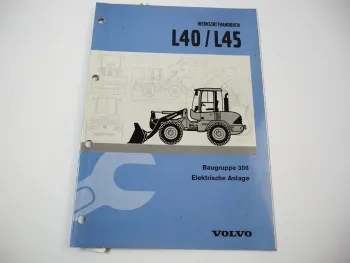 Volvo L40 L45 TP TPS Radlader Werkstatthandbuch Elektrische Anlage Schaltplan