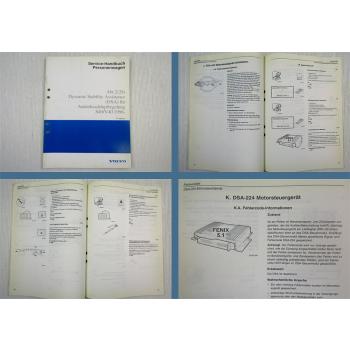 Volvo S40 V40 DSA Steuermodul Fehlercodes Diagnose Werkstatthandbuch