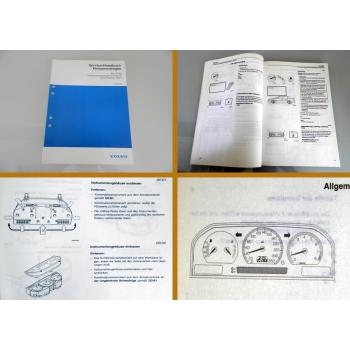 Volvo S70 V70 C70 ab 1997 Kombiinstrument YAZAKI Diagnosehandbuch Werkstattbuch