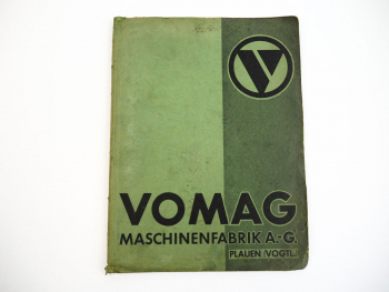 Vomag 4R 6R 0550 1060 1560 3080 Motor Betriebsanleitung 1939 z.B. LKW Wehrmacht