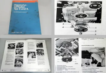 VW 1500 1600 411 412 Typ 3 4 ab 1968 Instandhaltung Werkstatthandbuch 1981