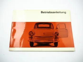 VW 1600 A L TL Variant Typ 3 Betriebsanleitung 1966 Bedienungsanleitung