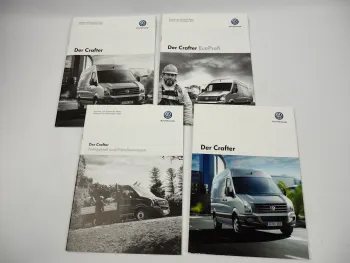 VW Crafter Kastenwagen Kombi Pritschenwagen Fahrgestell Prospekt Preisliste 2014