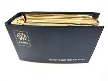 VW Dienst Technische Merkblätter 1966 - 1968 VW Käfer Transporter T2