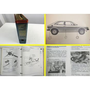 VW Golf 1 Scirocco Servicemitteilungen Technisches Merkblatt 1979 - 1981