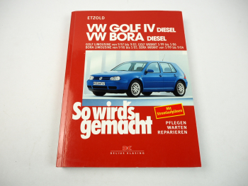 VW Golf 4 Bora Reparaturanleitung Diesel ab 1997 / 1999 So wirds gemacht 112