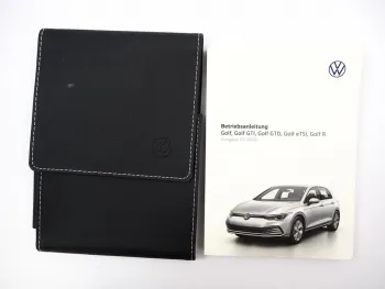 VW Golf 8 GTI GTD R eTSI 5H CD Betriebsanleitung 7/ 2020 Bedienung Bordmappe