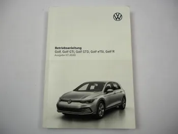 VW Golf 8 Typ CD GTI GTD R eTSI Betriebsanleitung 7/2020 Deutsch
