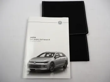 VW Golf 8 Variant / Variant R CD readme Betriebsanleitung Bordmappe 7/2025 Deutsch
