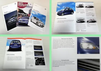 VW Golf VI Zubehör Katalog + Zeitschrift VW Dialog 2008