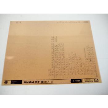 VW Iltis Mod. 1979 - 1988 Ersatzteilliste Microfich Teilekatalog