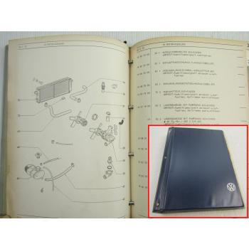 VW K70 Arbeitspreisliste Instandhaltung Instandsetzung 1974 Werkstatthandbuch