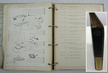 VW Käfer Typ 1 Arbeitspreisliste Instandsetzungen 1975 / 1976 Werkstatthandbuch