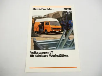 VW LT 1 Matra Werkstattwagen Prospekt