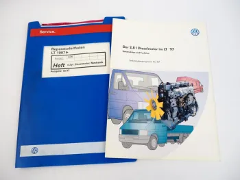VW LT 2D ab 1997 2.8 TDI Motor Mechanik 125 PS AGK Reparaturleitfaden SSP 197